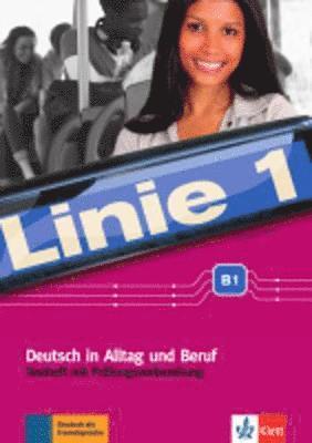 bokomslag Linie 1 B1. Testheft mit Audio-CD