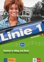 bokomslag Linie 1 Schweiz A2. Testheft mit Prüfungsvorbereitung und Audio-CD