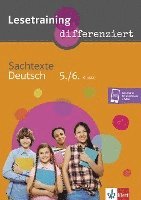 bokomslag Lesetraining DIFFERENZIERT - Sachtexte 5/6. Buch + online