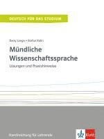 bokomslag Mündliche Wissenschaftssprache. Handreichung für Lehrende