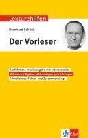 bokomslag Lektürehilfen Bernhard Schlink "Der Vorleser"