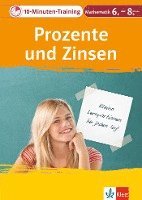 bokomslag 10-Minuten-Training Prozente und Zinsen. Mathematik 6.-8. Klasse