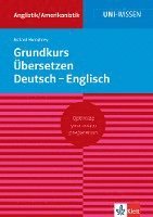 bokomslag Grundkurs Übersetzen Deutsch-Englisch