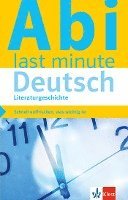 bokomslag Klett Abi last minute Deutsch Literaturgeschichte