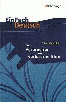 Friedrich von Schiller, Johannes Diekhans - Der Verbrecher aus verlorener Ehre. EinFach Deutsch Textausgaben, Häftad