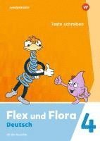 bokomslag Flex und Flora 4. Heft Texte schreiben (Druckschrift) Für die Ausleihe