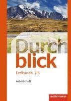 bokomslag Durchblick Erdkunde 7 / 8. Arbeitsheft. Realschulen. Niedersachsen