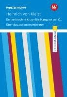bokomslag Der zerbrochne Krug/ Die Marquise von O... u.a. Textausgabe. Schroedel Lektüren