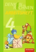 bokomslag Denken und Rechnen 4. Arbeitsheft mit CD-ROM. Grundschulen in den östlichen Bundesländern