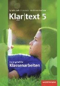 bokomslag Klartext. Trainer für Klassenarbeiten 5. Arbeitsheft. Nordrhein-Westfalen