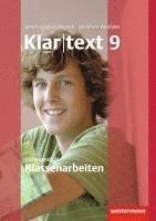 bokomslag Klartext - Trainingsheft für Klassenarbeiten 9. Nordrhein-Westfalen