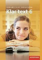 bokomslag Klartext 6. Arbeitsheft mirt Lösungen. Realschulen. Nordrhein-Westfalen