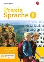 bokomslag Praxis Sprache 8. Arbeitsheft mit interaktiven Übungen. Differenzierende Ausgabe