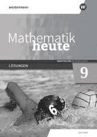 bokomslag Mathematik heute 9. Lösungen. Hauptschulbildungsgang. Für Sachsen