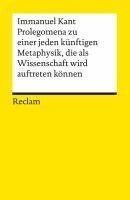 Immanuel Kant, Rudolf Malter - Prolegomena zu einer jeden künftigen Metaphysik, die als Wissenschaft wird auftreten können, Häftad