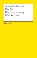 bokomslag Der Bär. Der Heiratsantrag. Die Hochzeit. Drei Einakter