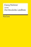 bokomslag Lenz · Der Hessische Landbote. Textausgabe mit editorischer Notiz und Nachwort