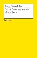 Luigi Pirandello - Sechs Personen suchen einen Autor, Häftad