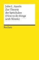 bokomslag Zur Theorie der Sprechakte. (How to do things with Words)