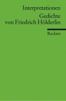 bokomslag Interpretationen. Gedichte von Friedrich Hölderlin