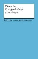 bokomslag Deutsche Kurzgeschichten 9. - 10. Schuljahr