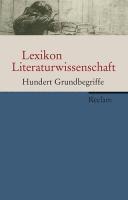 bokomslag Lexikon Literaturwissenschaft