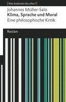 bokomslag Klima, Sprache und Moral. Eine philosophische Kritik