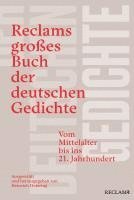 bokomslag Reclams großes Buch der deutschen Gedichte. Vom Mittelalter bis ins 21. Jahrhundert