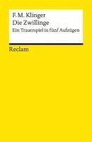 Friedrich Maximilian Klinger, Alexander Kosenina - Die Zwillinge, Häftad