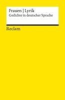 Frauen Lyrik. Gedichte in deutscher Sprache 1