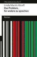 bokomslag Das Problem, für andere zu sprechen. [Was bedeutet das alles?]