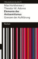 Elemente des Antisemitismus. Grenzen der Aufklärung 1