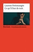 bokomslag Ce qu'il faut de nuit. Französischer Text mit deutschen Worterklärungen. Niveau B2 (GER)