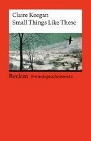 Claire Keegan, Klaus Amann, Hans-Christian Oeser - Small Things Like These. Englischer Text mit deutschen Worterklärungen. Niveau B2 (GER), Häftad