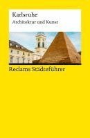 bokomslag Reclams Städteführer Karlsruhe. Architektur und Kunst