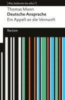 bokomslag Deutsche Ansprache. Ein Appell an die Vernunft. [Was bedeutet das alles?]