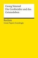 Georg Simmel, Hans-Peter Müller - Die Großstädte und das Geistesleben, Häftad