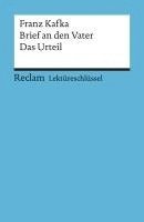 bokomslag Brief an den Vater / Das Urteil. Lektüreschlüssel für Schüler