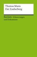 bokomslag Erläuterungen und Dokumente zu Thomas Mann: Der Zauberberg