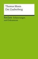 Daniela Langer - Erläuterungen und Dokumente zu Thomas Mann: Der Zauberberg, Häftad