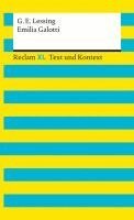 Gotthold Ephraim Lessing, Thorsten Krause - Emilia Galotti. Textausgabe mit Kommentar und Materialien, Häftad