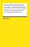 bokomslag Deutsche Geschichte 7 in Quellen und Darstellung