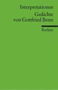 bokomslag Gedichte von Gottfried Benn. Interpretationen