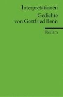 Gottfried Benn, Harald Steinhagen - Gedichte von Gottfried Benn. Interpretationen, Häftad