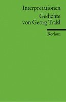 bokomslag Gedichte von Georg Trakl. Interpretationen