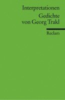 bokomslag Gedichte von Georg Trakl. Interpretationen