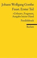 Johann Wolfgang von Goethe, Ulrich Gaier - Faust. Erster Teil, Häftad