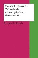 Wörterbuch der europäischen Gartenkunst 1