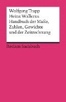 bokomslag Handbuch der Maße, Zahlen, Gewichte und der Zeitrechnung