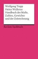 bokomslag Handbuch der Maße, Zahlen, Gewichte und der Zeitrechnung